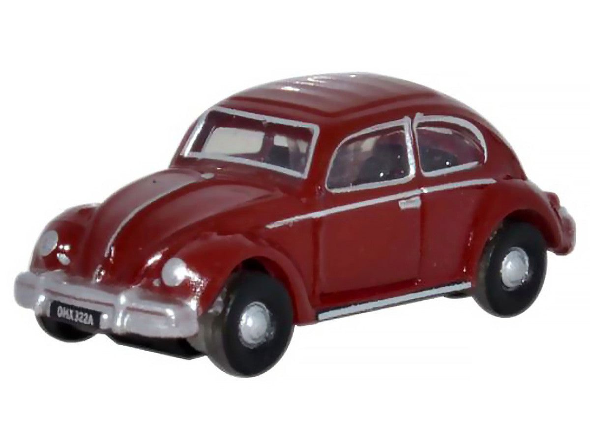 Volkswagen Beetle Ruby Red 1/148 (N) Scale Diecast Model Car by Oxford Diecast LuxuryLifeWay Online Store