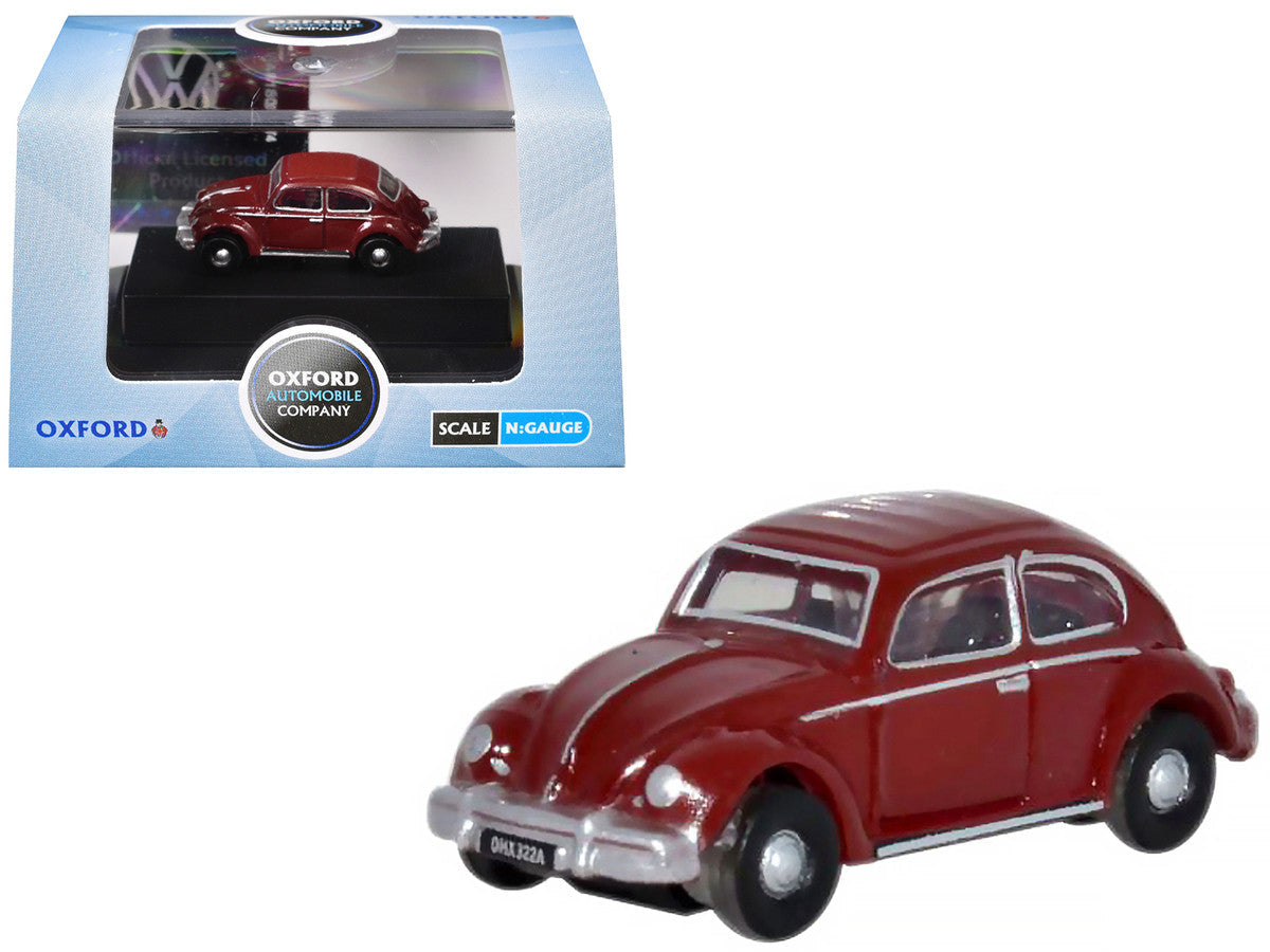 Volkswagen Beetle Ruby Red 1/148 (N) Scale Diecast Model Car by Oxford Diecast LuxuryLifeWay Online Store