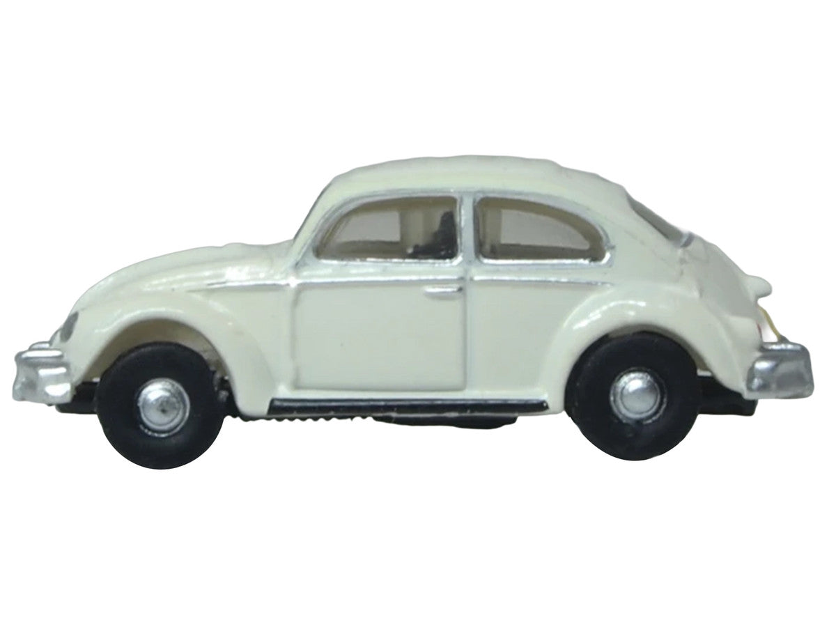 Volkswagen Beetle White 1/148 (N) Scale Diecast Model Car by Oxford Diecast LuxuryLifeWay Online Store