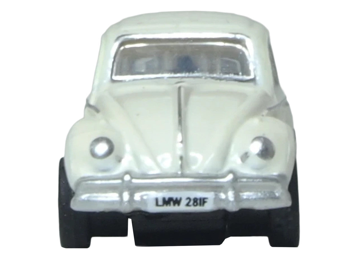 Volkswagen Beetle White 1/148 (N) Scale Diecast Model Car by Oxford Diecast LuxuryLifeWay Online Store