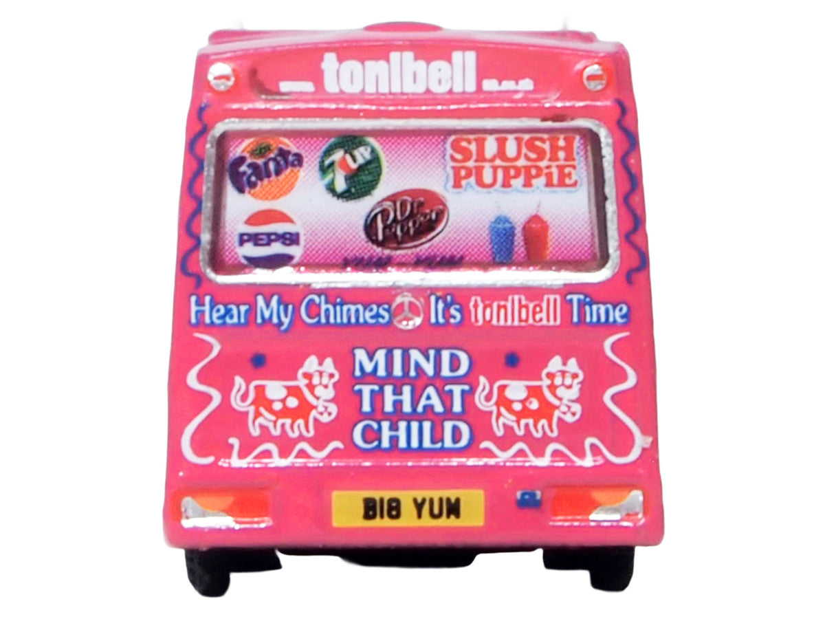 Whitby Mondial Ice Cream Van "Tonibell" Pink with Graphics 1/76 (OO) Scale Diecast Model Car by Oxford Diecast LuxuryLifeWay Online Store