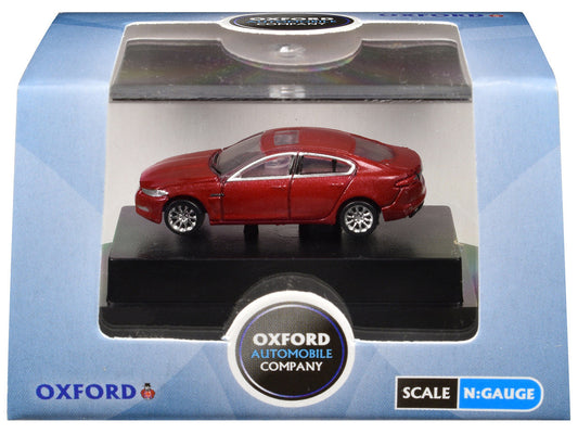 Jaguar XF RHD (Right Hand Drive) Carnelian Red 1/148 (N) Scale Diecast Model Car by Oxford Diecast LuxuryLifeWay Online Store