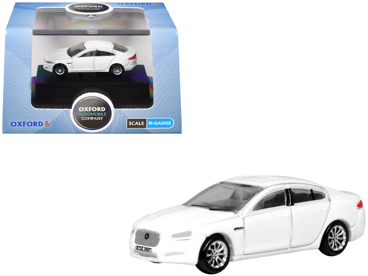 Jaguar XF RHD (Right Hand Drive) Polaris White 1/148 (N) Scale Diecast Model Car by Oxford Diecast LuxuryLifeWay Online Store