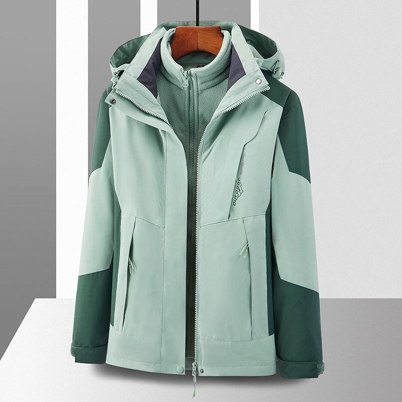 Three-in-one Removable Windcheater Waterproof Jacket CJD