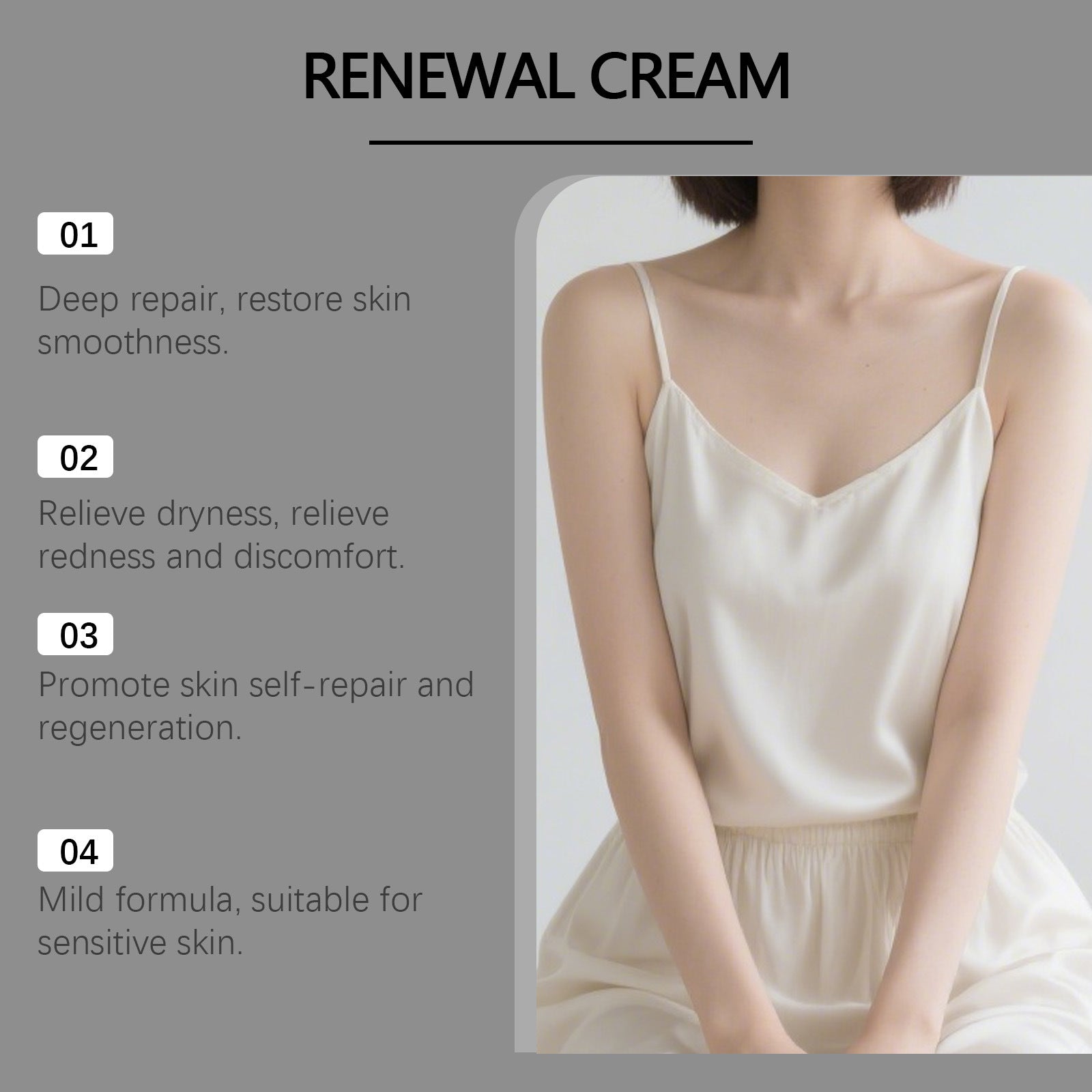 Black Rice Cream Hydrating Tighten Lifting Brightning Repairing Improve Elasticity Prevent Sagging Smoothing Glowing Moisturizer Pi-Mart