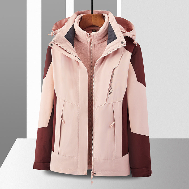 Three-in-one Removable Windcheater Waterproof Jacket CJD