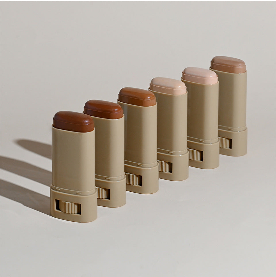 1/2PCS Skin Tint Stick Waterproof Nourishing Solid Tinted Serum Foundation Balm  Face Tinted Face Contour Stick Face Makeup Pi-Mart