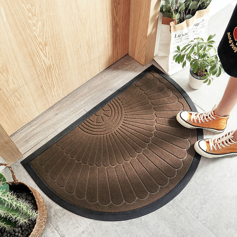 Retro Semicircle Anti-slip Floor Mat