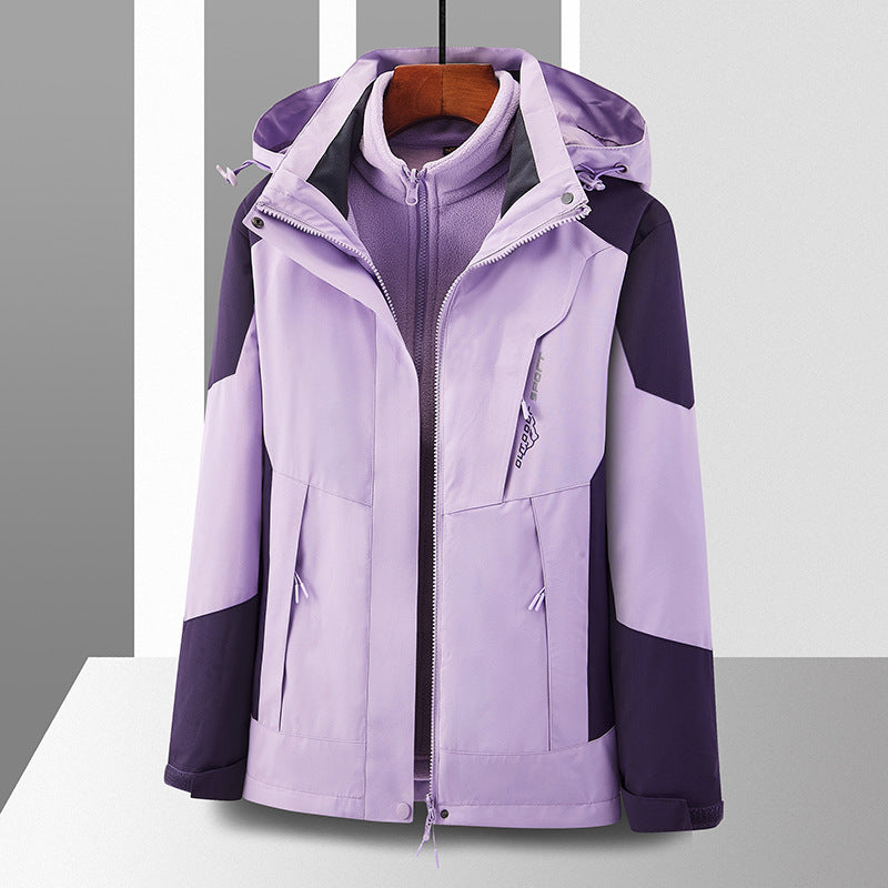 Three-in-one Removable Windcheater Waterproof Jacket CJD