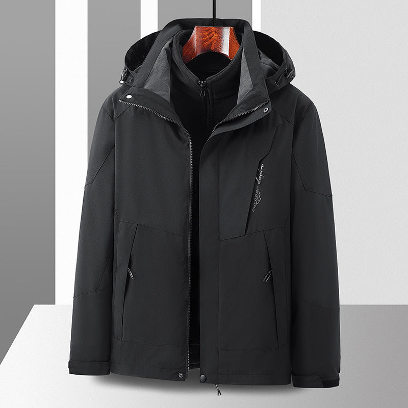 Three-in-one Removable Windcheater Waterproof Jacket CJD