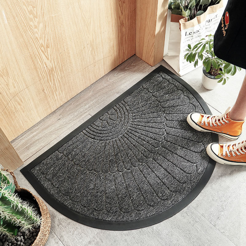 Retro Semicircle Anti-slip Floor Mat