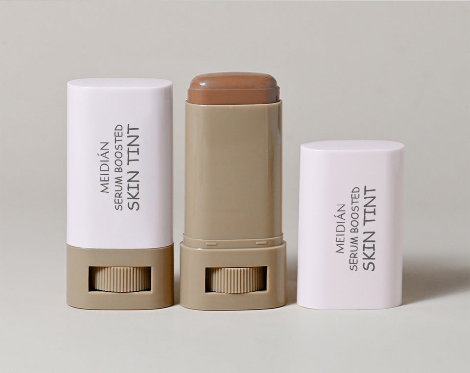 1/2PCS Skin Tint Stick Waterproof Nourishing Solid Tinted Serum Foundation Balm  Face Tinted Face Contour Stick Face Makeup Pi-Mart