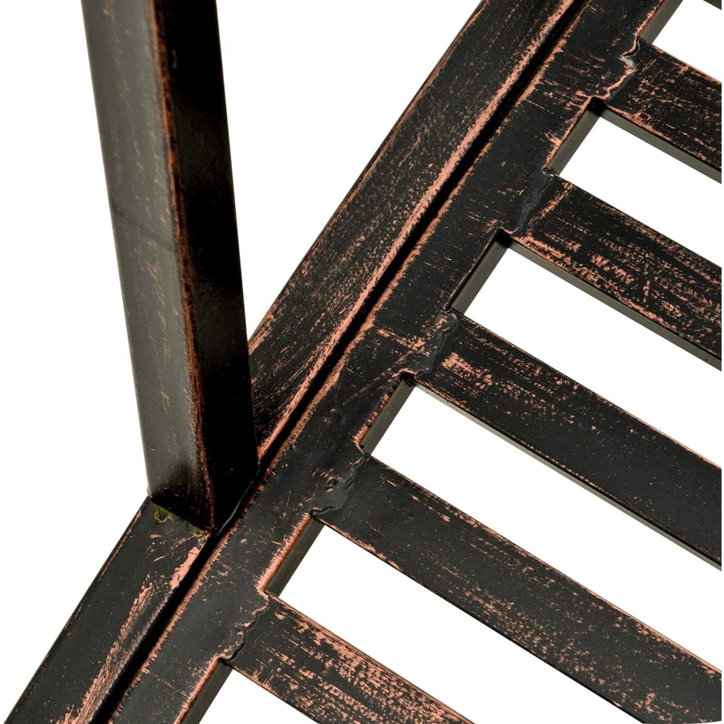 Outdoor 4-ft Heavy Duty Metal Garden Bridge in Black Bronze Finish LuxuryLifeWay Online Store