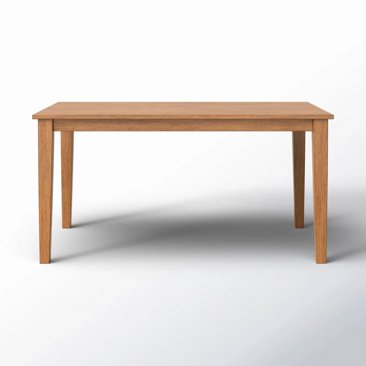 Modern Farmhouse 36 x 60 inch Rectangular Dining Table in Oak Wood Finish LuxuryLifeWay Online Store