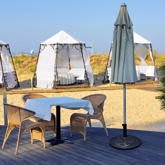 22 Inch Heavy Duty Round Umbrella Base Stand LuxuryLifeWay Online Store