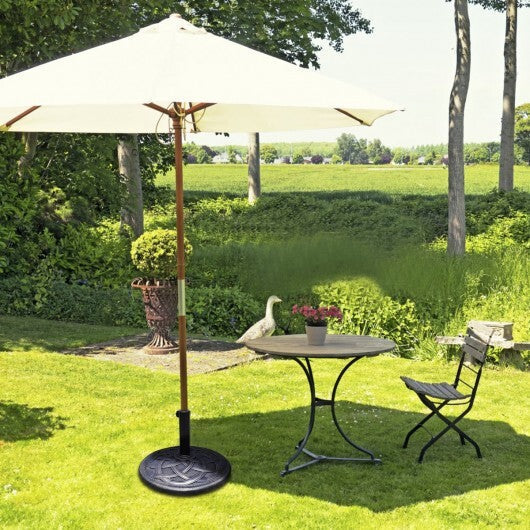 22 Inch Heavy Duty Round Umbrella Base Stand LuxuryLifeWay Online Store