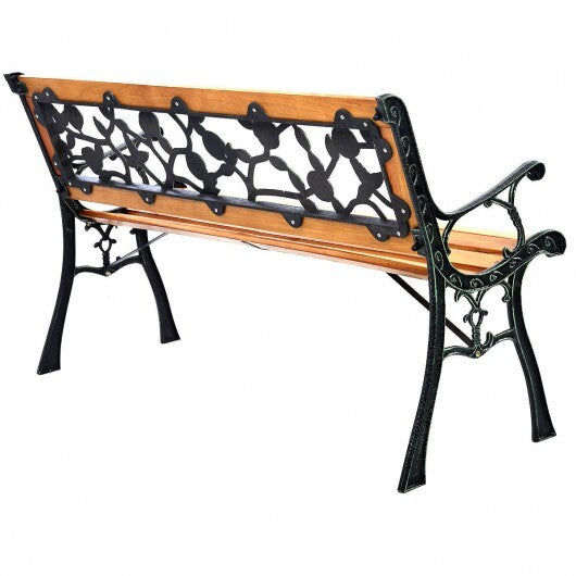 49 1/2 Inch Patio Park Garden Porch Chair Bench LuxuryLifeWay Online Store