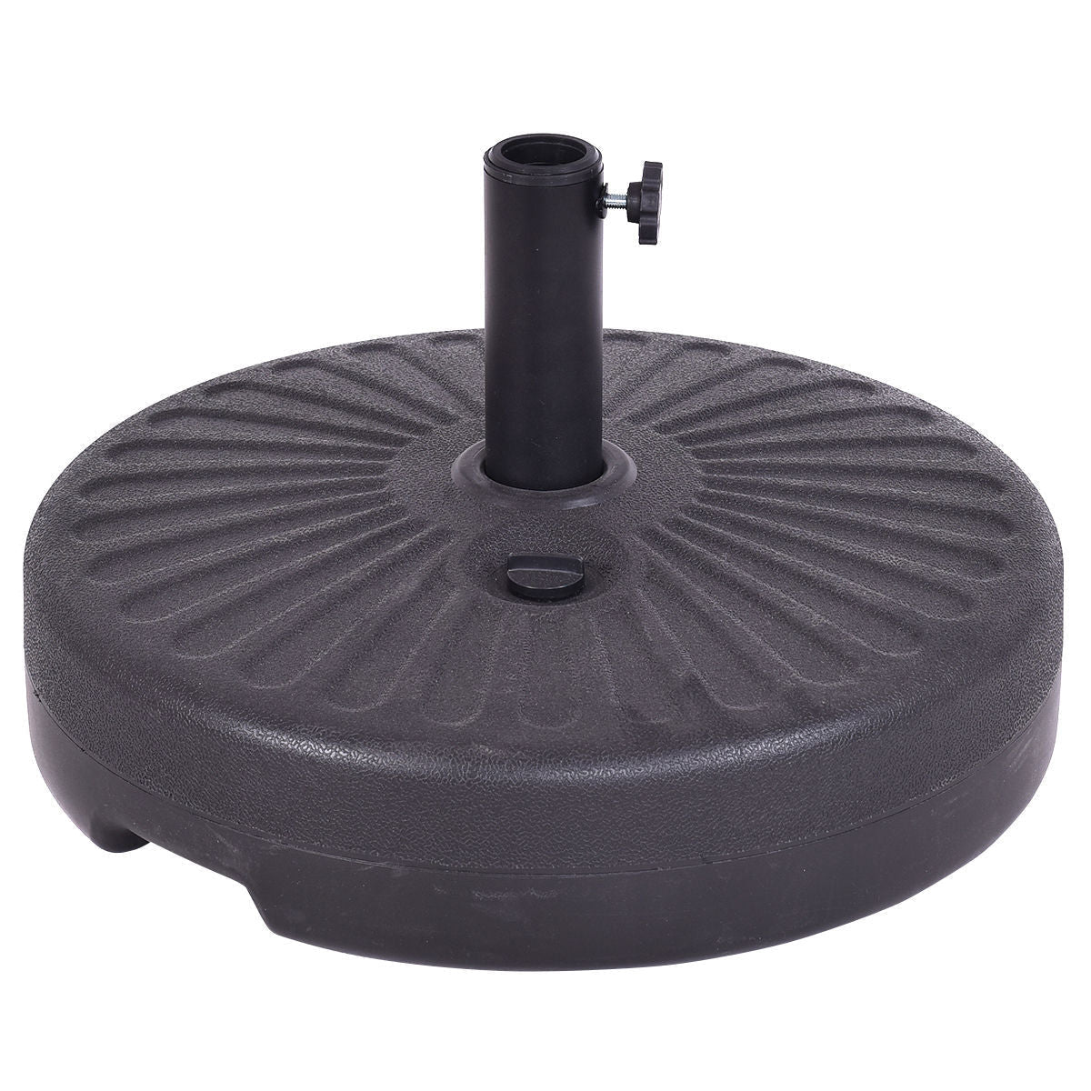 20 Inch Round 23L Water Filled Umbrella Base - Color: Black LuxuryLifeWay Online Store