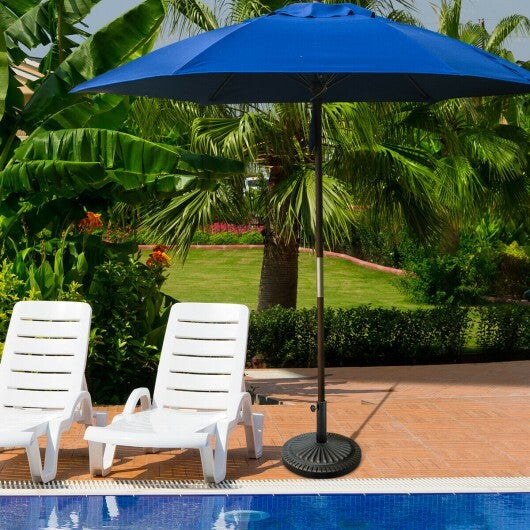 31.5 lbs Market Heavy-Duty Outdoor Stand Bronze Umbrella Base - Color: Black LuxuryLifeWay Online Store