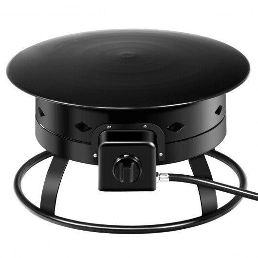 58 000BTU Firebowl Outdoor Portable Propane Gas Fire Pit with Cover and Carry Kit LuxuryLifeWay Online Store