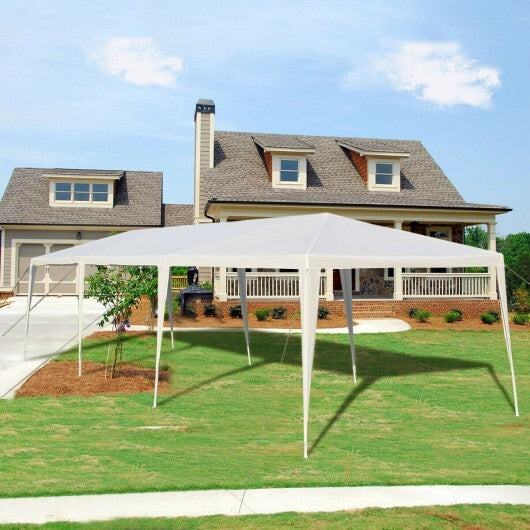 10 x 30 Feet Gazebo Canopy Tent with Connection Stakes and Wind Ropes LuxuryLifeWay Online Store