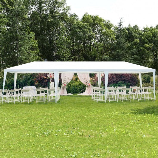 10 x 30 Feet Gazebo Canopy Tent with Connection Stakes and Wind Ropes LuxuryLifeWay Online Store