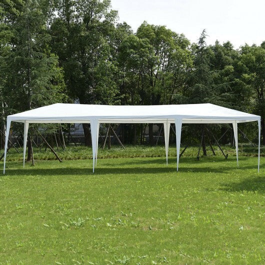 10 x 30 Feet Gazebo Canopy Tent with Connection Stakes and Wind Ropes LuxuryLifeWay Online Store