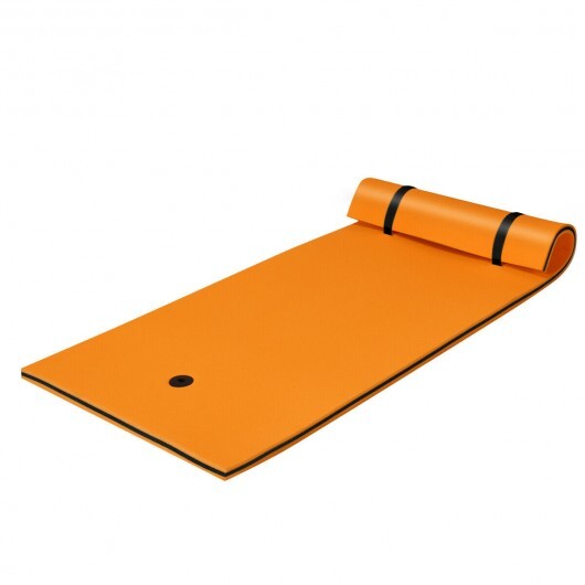 3-Layer Relaxing Tear-proof Water Mat-Orange LuxuryLifeWay Online Store