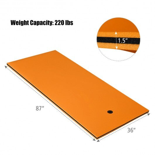 3-Layer Relaxing Tear-proof Water Mat-Orange LuxuryLifeWay Online Store