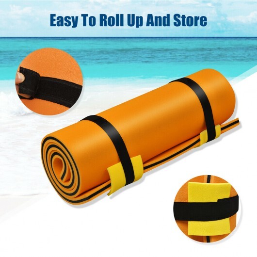 3-Layer Relaxing Tear-proof Water Mat-Orange LuxuryLifeWay Online Store