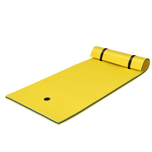3-Layer Relaxing Tear-proof Water Mat-Orange LuxuryLifeWay Online Store