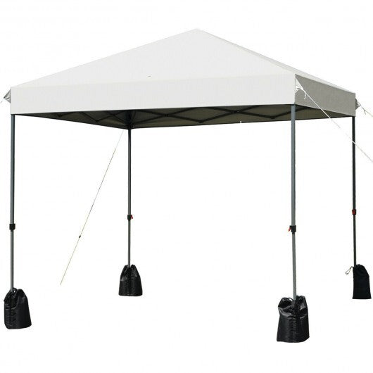 8'x8' Outdoor Pop up Canopy Tent  w/Roller Bag-Blue LuxuryLifeWay Online Store