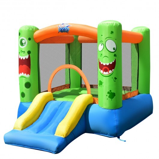 Inflatable Bounce House Jumper Castle Kid's Playhouse with Long Slide LuxuryLifeWay Online Store