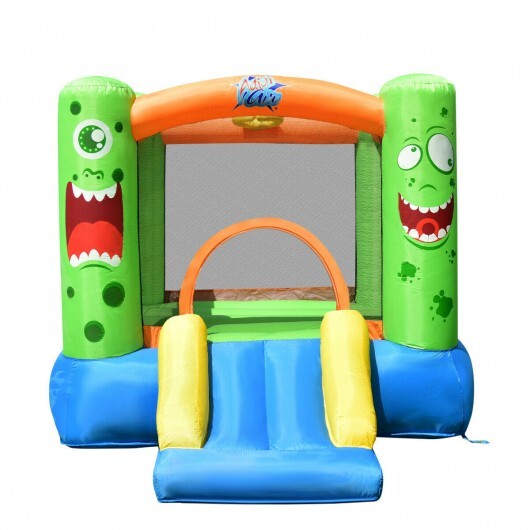 Inflatable Bounce House Jumper Castle Kid's Playhouse with Long Slide LuxuryLifeWay Online Store
