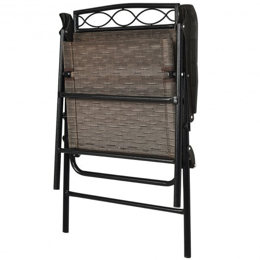 3 Pieces Outdoor Bistro Dining Furniture Set with 1.57 Inch Umbrella Hole LuxuryLifeWay Online Store