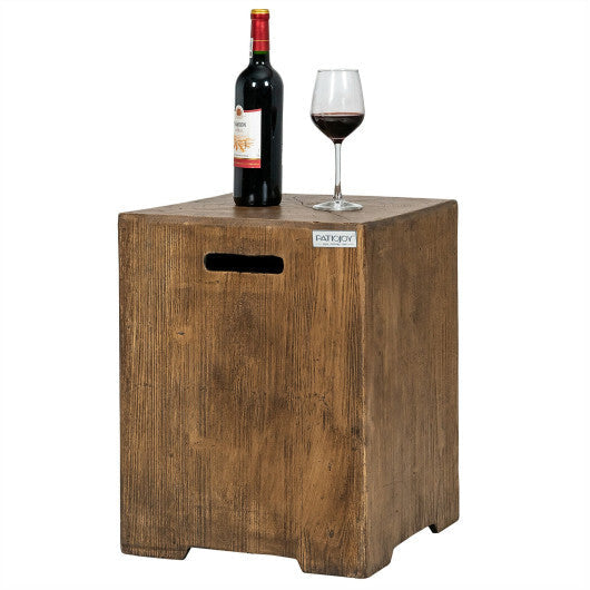 16 Inch Outdoor Hideaway Table Cover for Standard 20 LBS Propane Tank-B LuxuryLifeWay Online Store