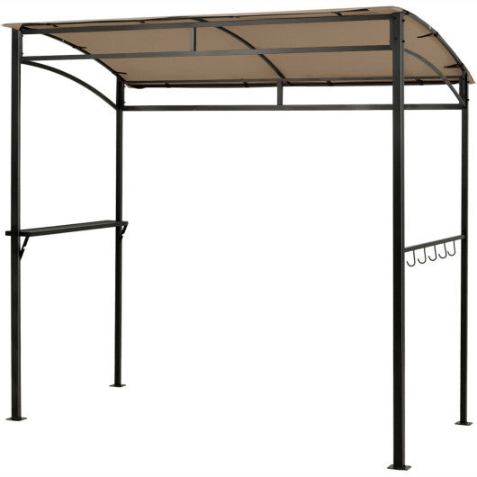 7 x 4.5 Feet Grill Gazebo Outdoor Patio Garden BBQ Canopy Shelter-Brown LuxuryLifeWay Online Store