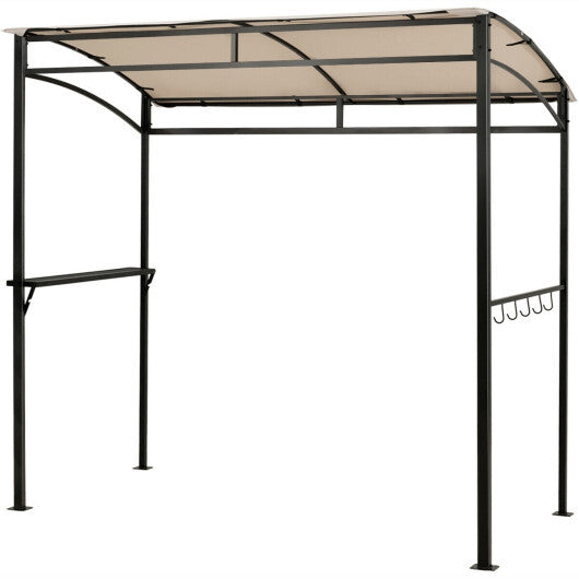 7 x 4.5 Feet Grill Gazebo Outdoor Patio Garden BBQ Canopy Shelter-Brown LuxuryLifeWay Online Store