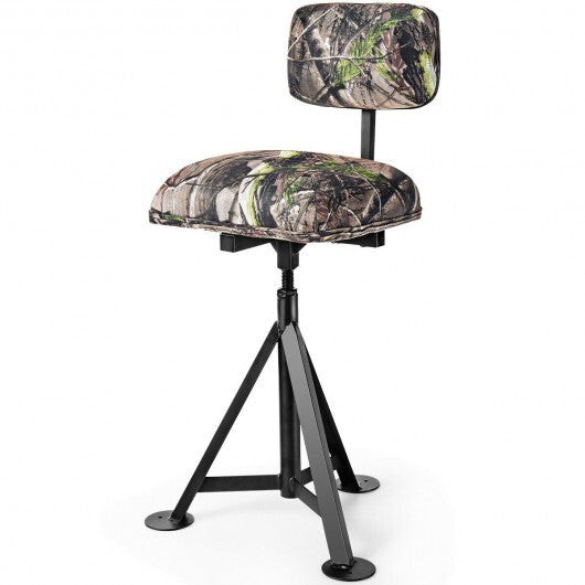 Swivel Hunting Chair Tripod Blind Stool with Detachable Backrest - Color: Multicolor LuxuryLifeWay Online Store