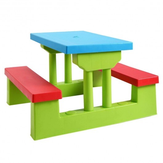 Kids Picnic Folding Table and Bench with Umbrella LuxuryLifeWay Online Store