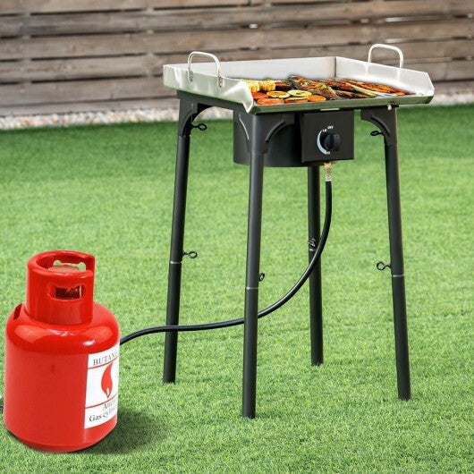 100000 BTU Portable Propane Outdoor Camp Stove with Adjustable Legs LuxuryLifeWay Online Store
