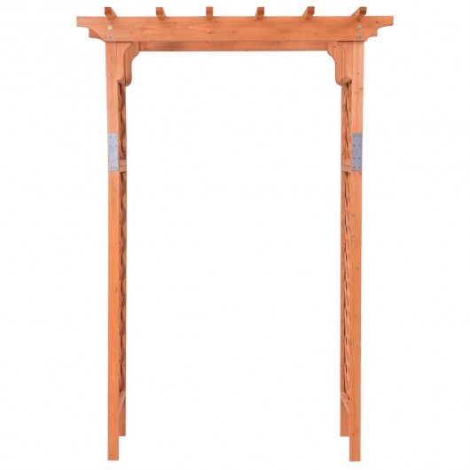 7 Feet Garden Wooden High Arbor Arch Plant Pergola LuxuryLifeWay Online Store