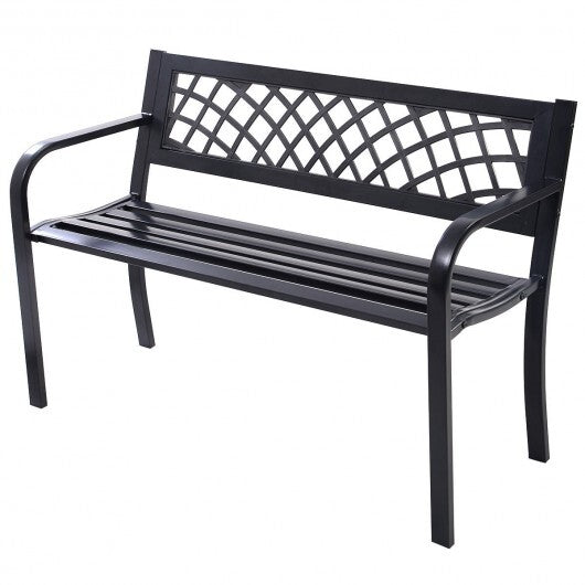 Bench Deck with Steel Frame for outdoor LuxuryLifeWay Online Store