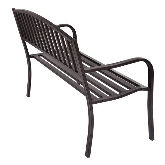 50 Inch Patio Garden Bench Loveseats for Outdoor LuxuryLifeWay Online Store
