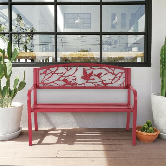 Patio Garden Bench Park Yard Outdoor Furniture LuxuryLifeWay Online Store