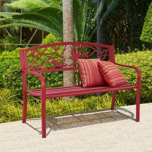 Patio Garden Bench Park Yard Outdoor Furniture LuxuryLifeWay Online Store
