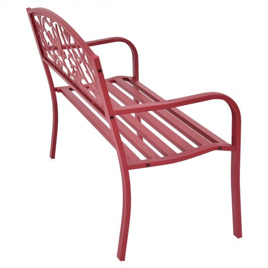 Patio Garden Bench Park Yard Outdoor Furniture LuxuryLifeWay Online Store
