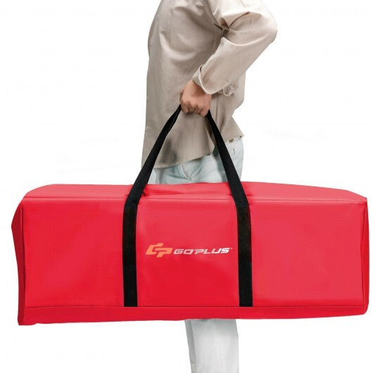 Portable Folding Camping Canopy Chairs with Cup Holder-Red - Color: Red LuxuryLifeWay Online Store