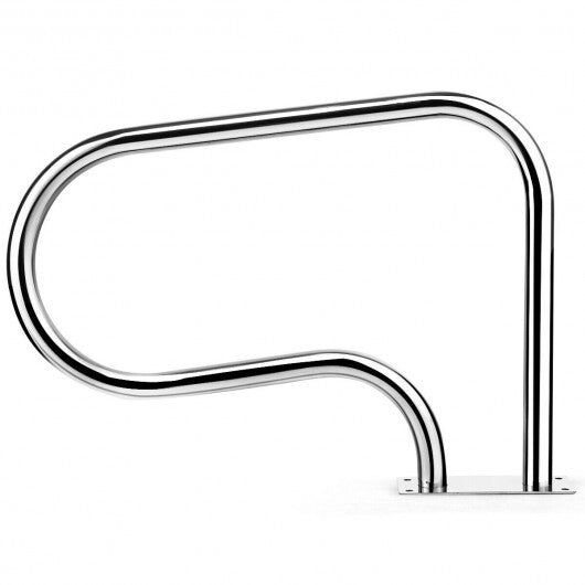 Stainless Steel Swimming Pool Hand Rail with Base Plate - Color: Silver LuxuryLifeWay Online Store