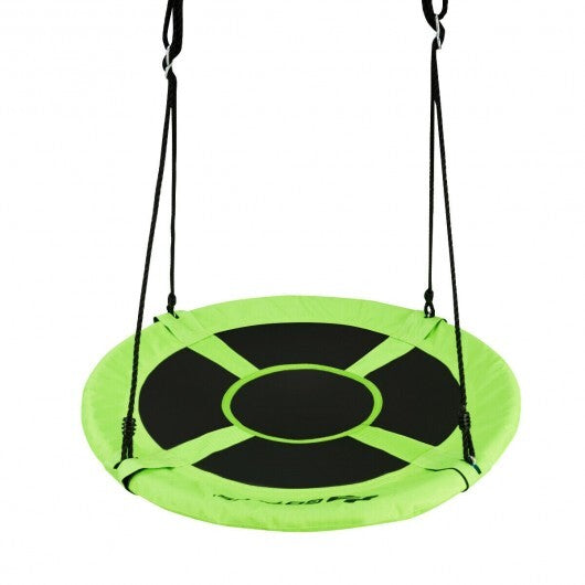 40 Inch 770 lbs Flying Saucer Tree Swing Kids Gift with 2 Tree Hanging Straps-Multicolor LuxuryLifeWay Online Store